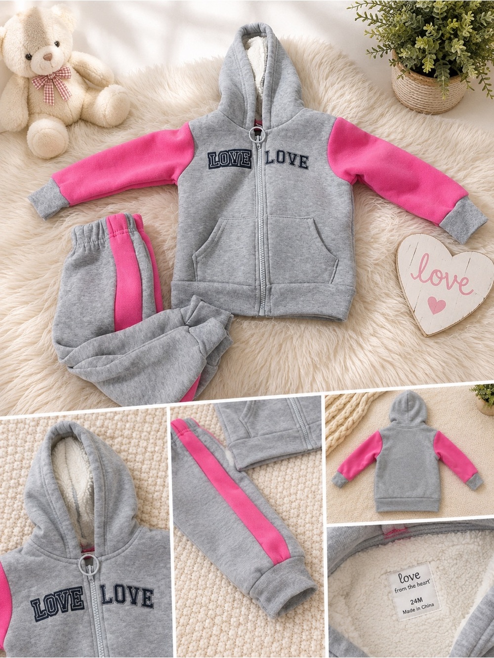 Love Baby Girl 24 M Winter Matching Set